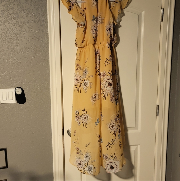 Maurices Medium Yellow Hi-Low Dress - Picture 2 of 4